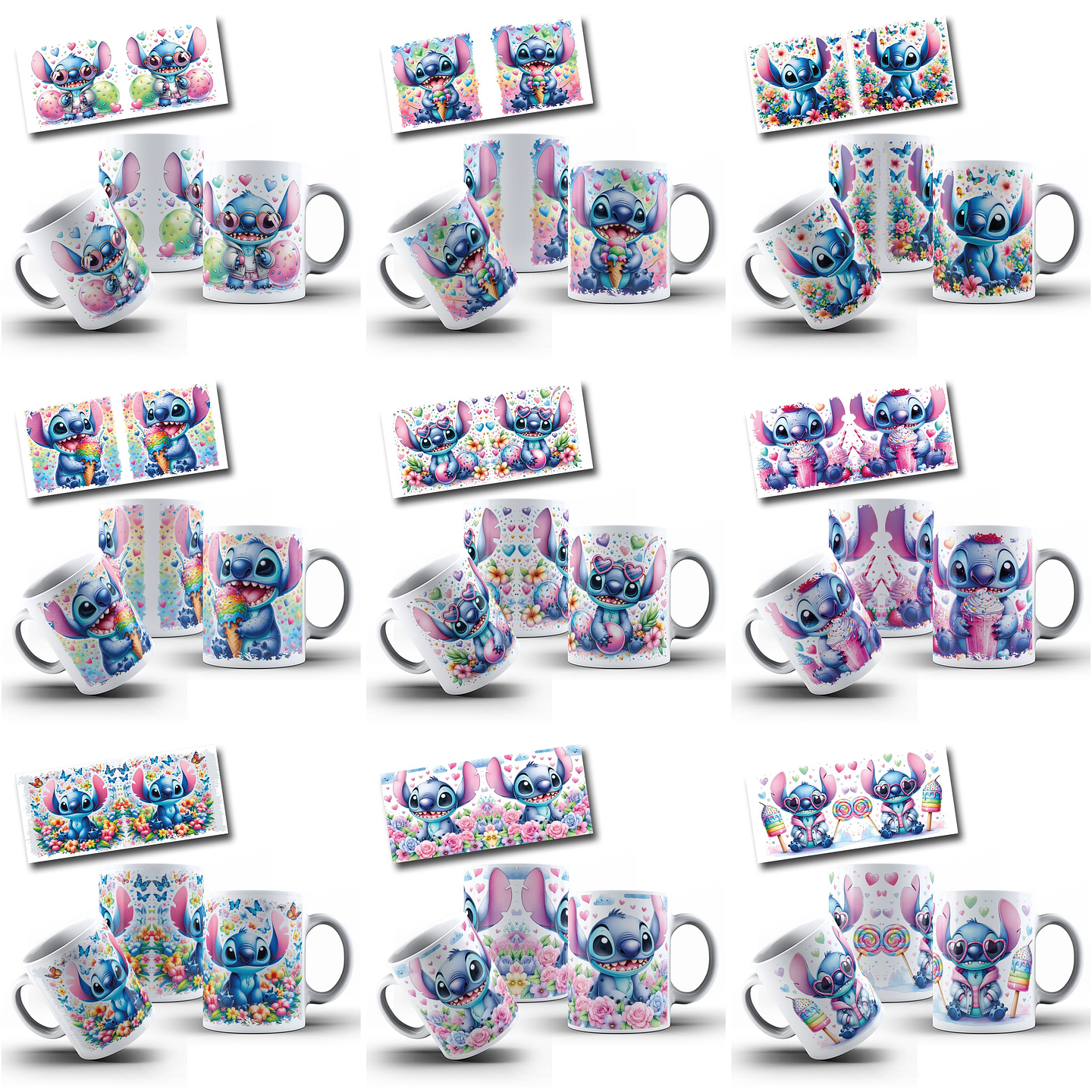 40 Artes para Caneca Stitch Arquivos em Jpg 2