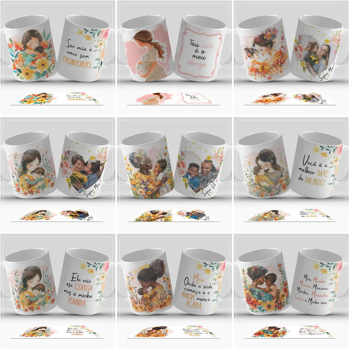 40 Artes para Caneca Dia da Mães Arquivos em Jpg 2