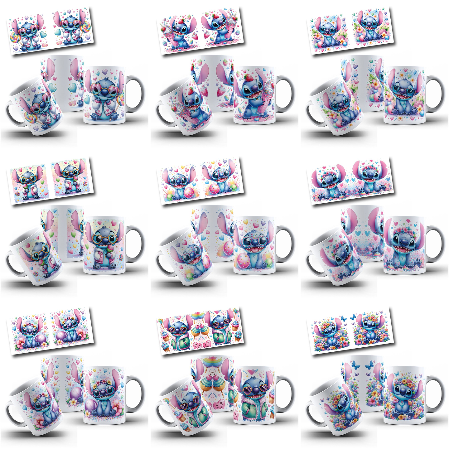 40 Artes para Caneca Stitch Arquivos em Jpg 3