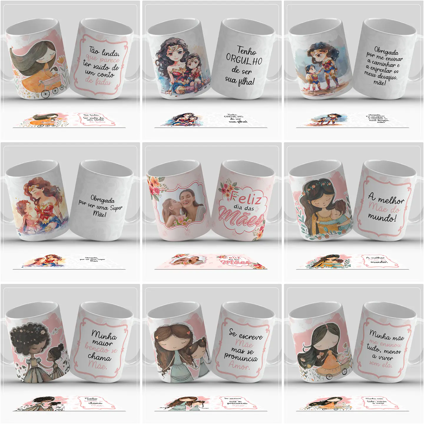 40 Artes para Caneca Dia da Mães Arquivos em Jpg 3
