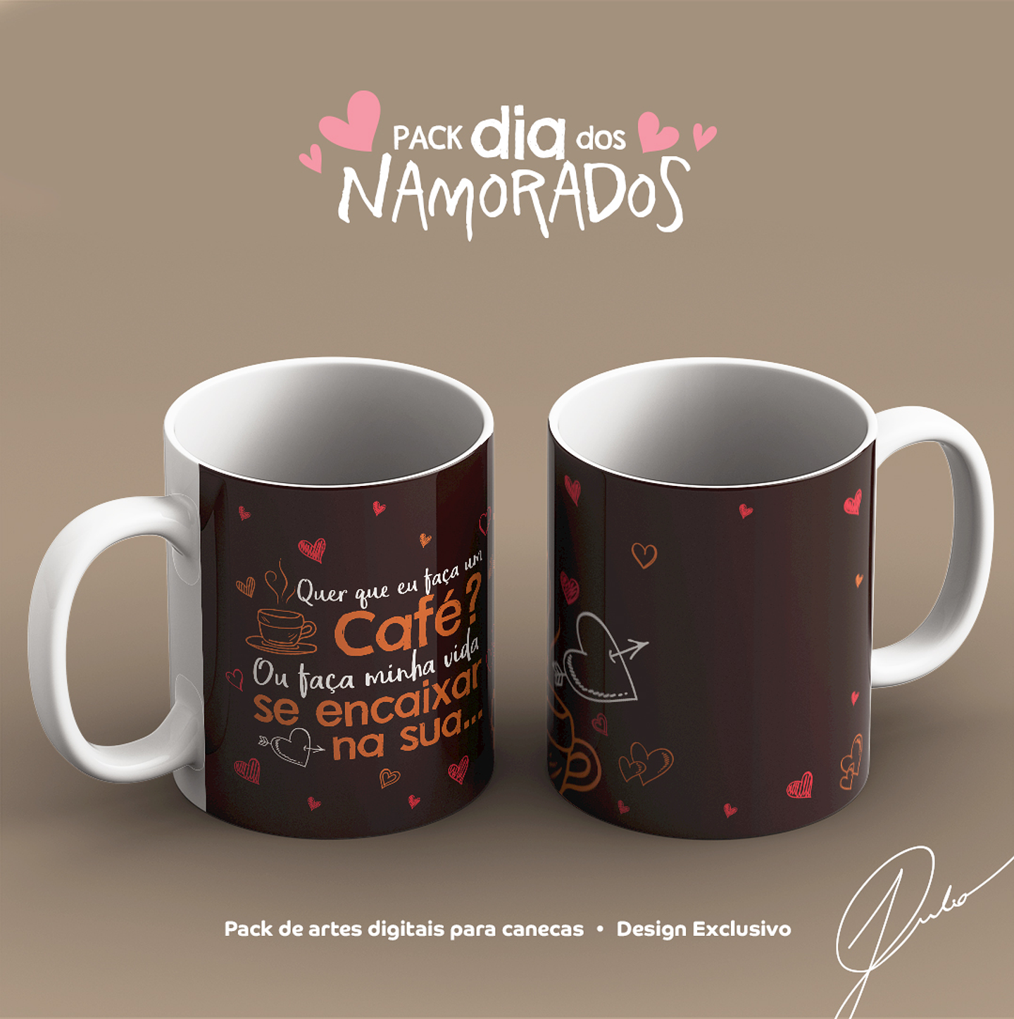 52 Artes para Caneca Namorados Arquivos em Jpg  5