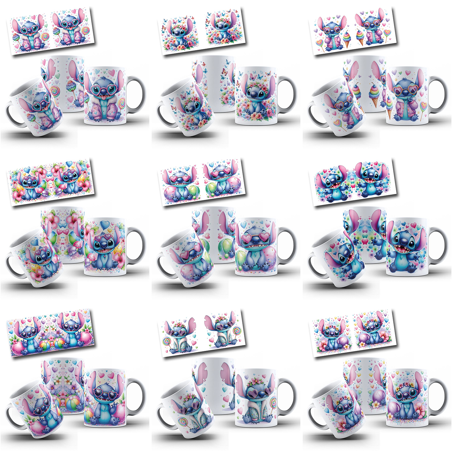 40 Artes para Caneca Stitch Arquivos em Jpg 4