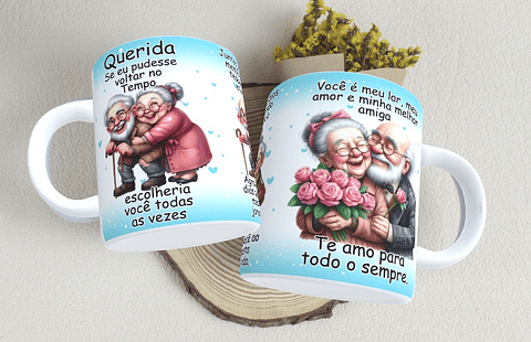 25 Artes para Caneca Querida se eu pudesse voltar no tempo Arquivos em Jpg
