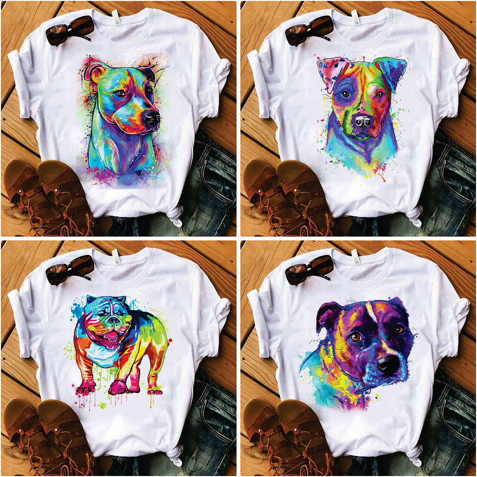 18 Artes para Camisa Dog Pitbul Arquivos em Jpg  3