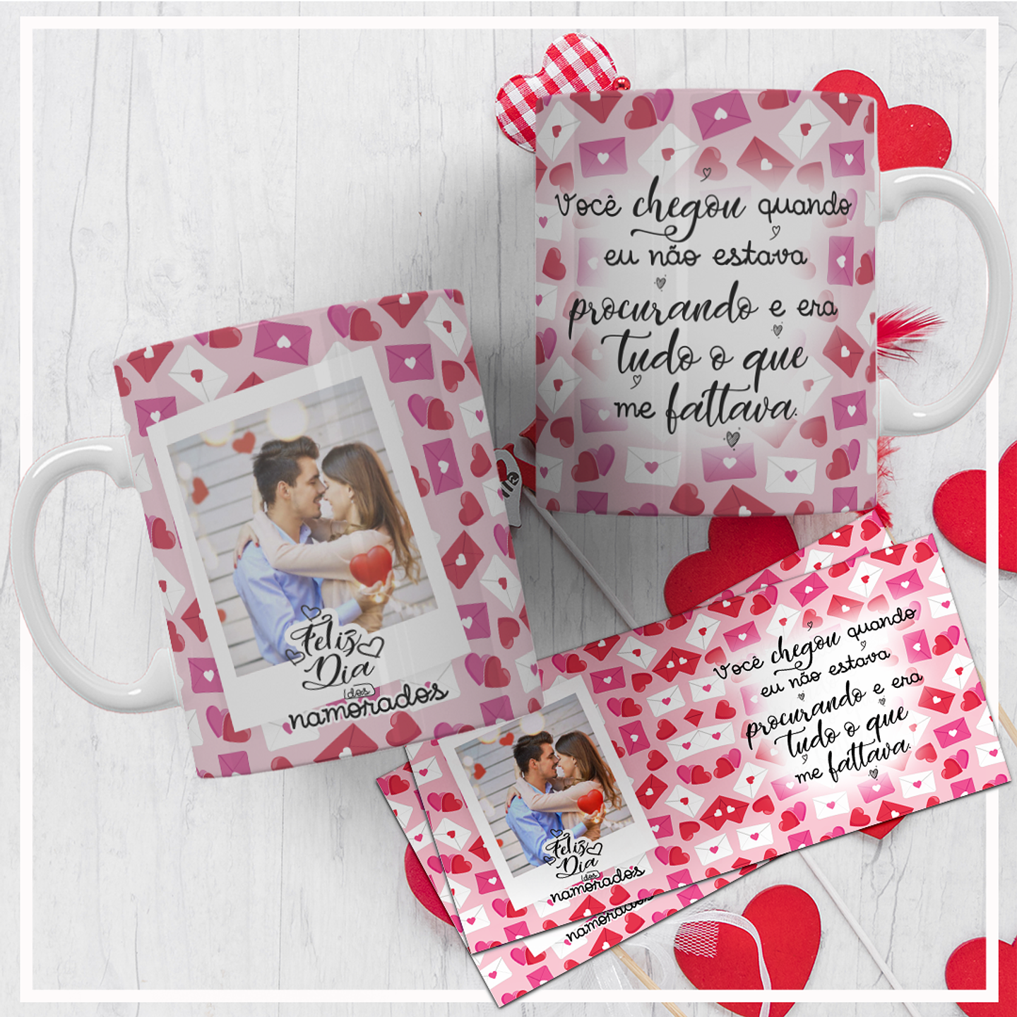 20 Artes para Caneca Dia dos Namorados Arquivos Editáveis + Jpg 3