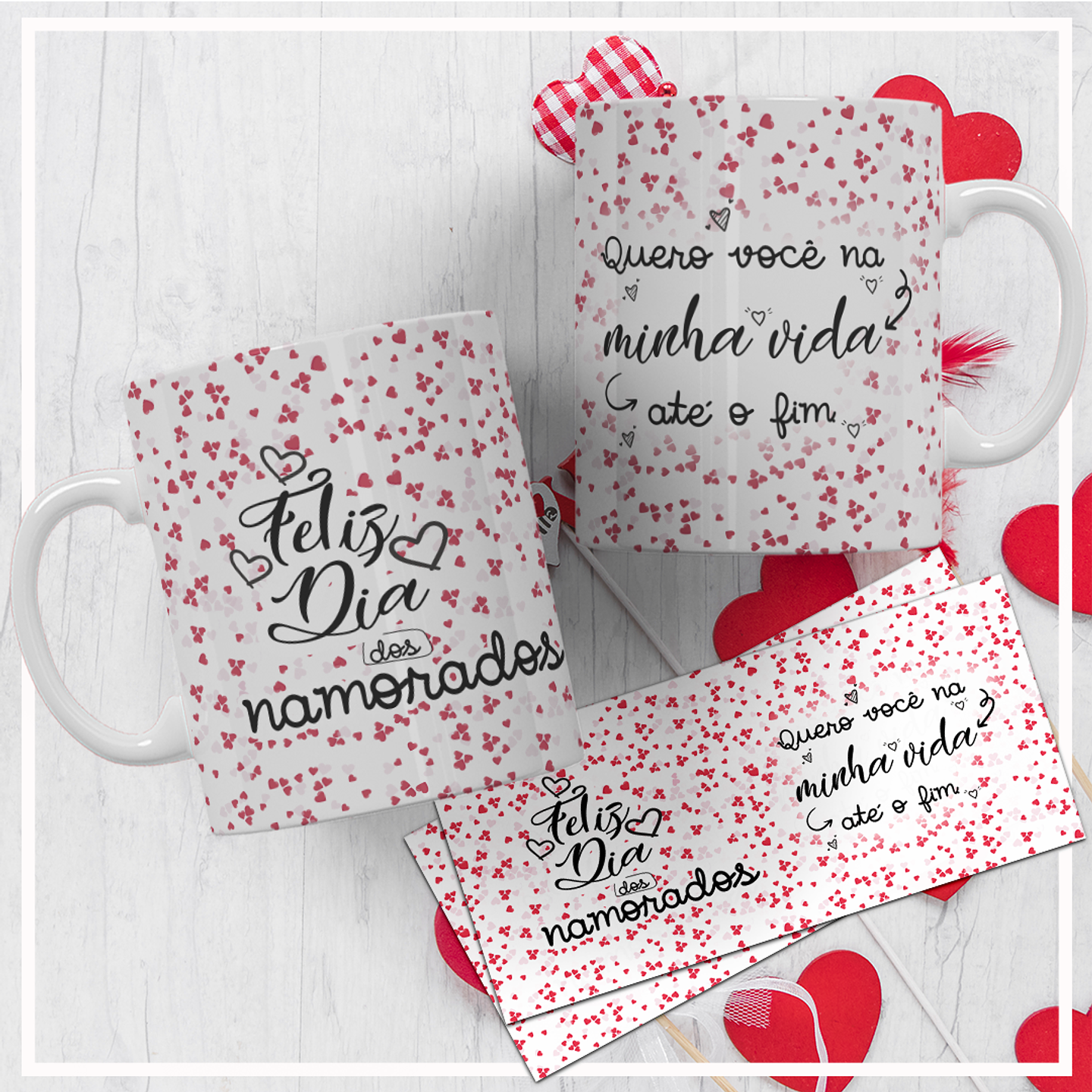 20 Artes para Caneca Dia dos Namorados Arquivos Editáveis + Jpg 9