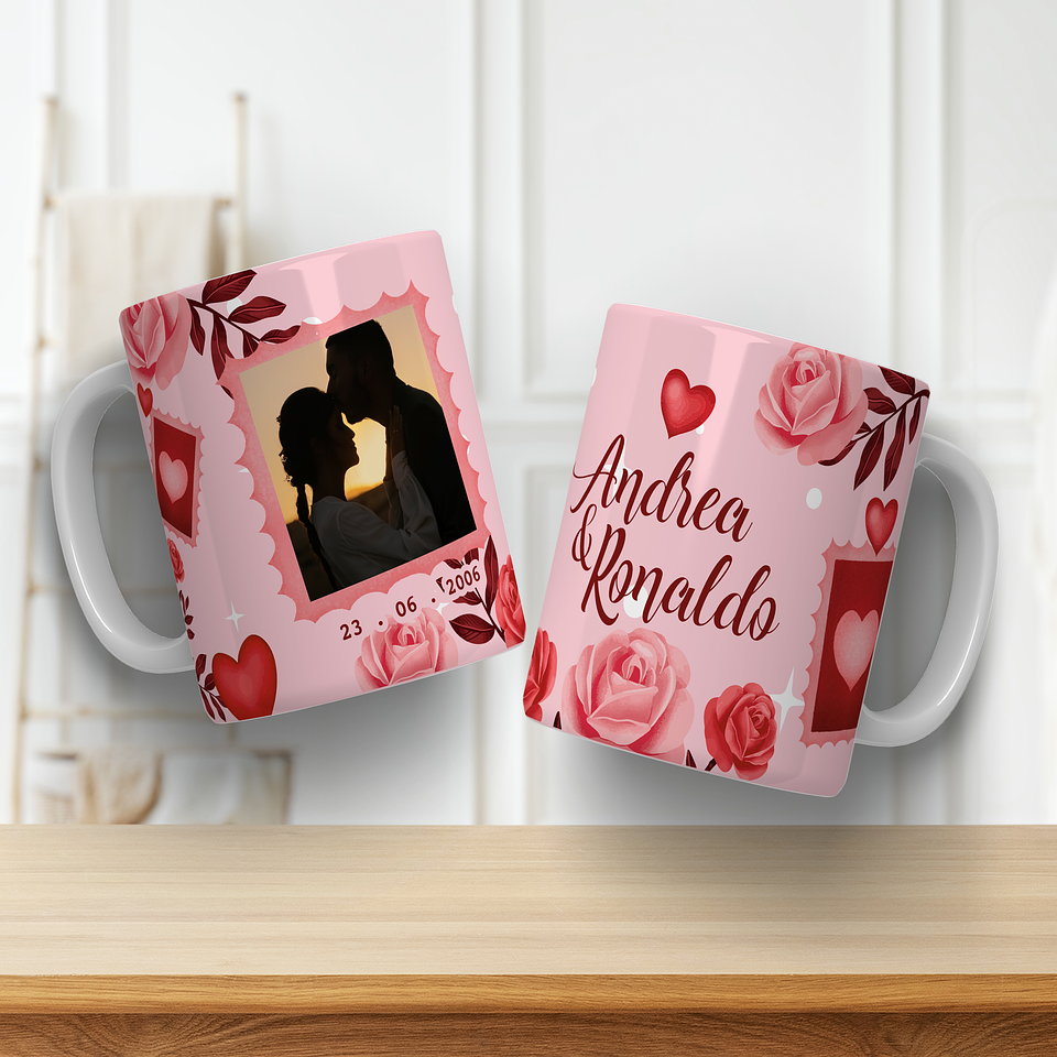 9 Artes para Caneca Casal Dia dos Namorados Arquivos Editáveis  5