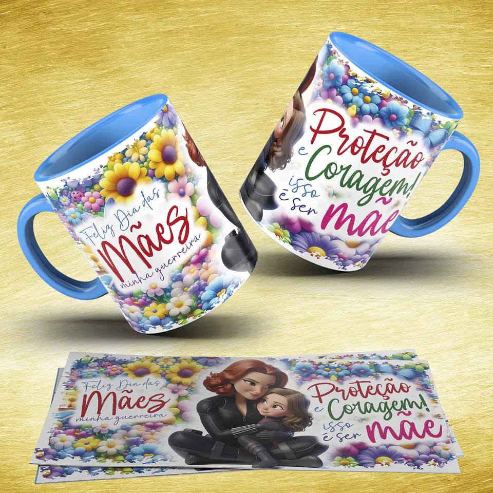 35 Artes para Caneca Dia da Mães Heróinas Arquivos em Jpg  8
