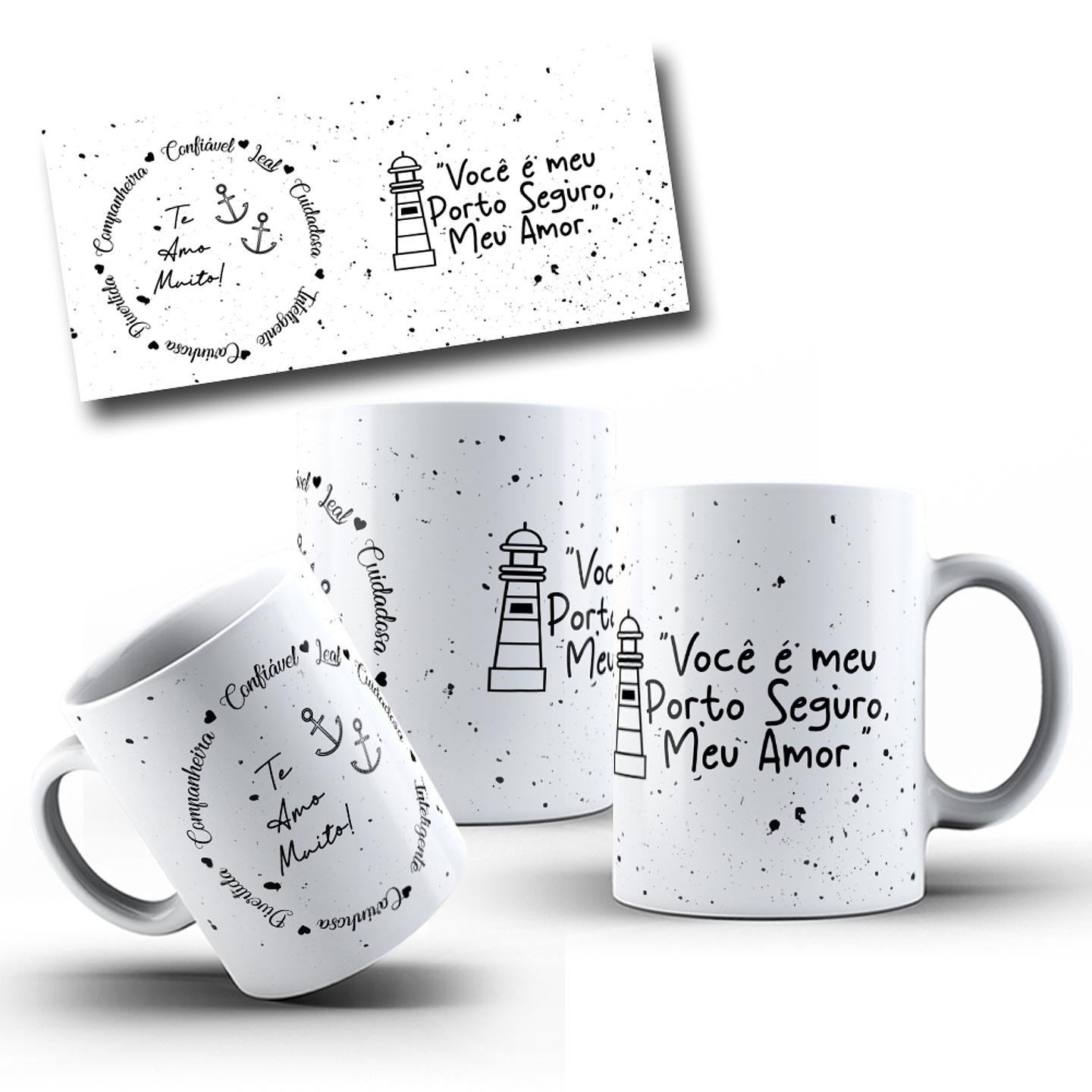 8 Artes para Caneca Dia dos Namorados Arquivos em Jpg  2