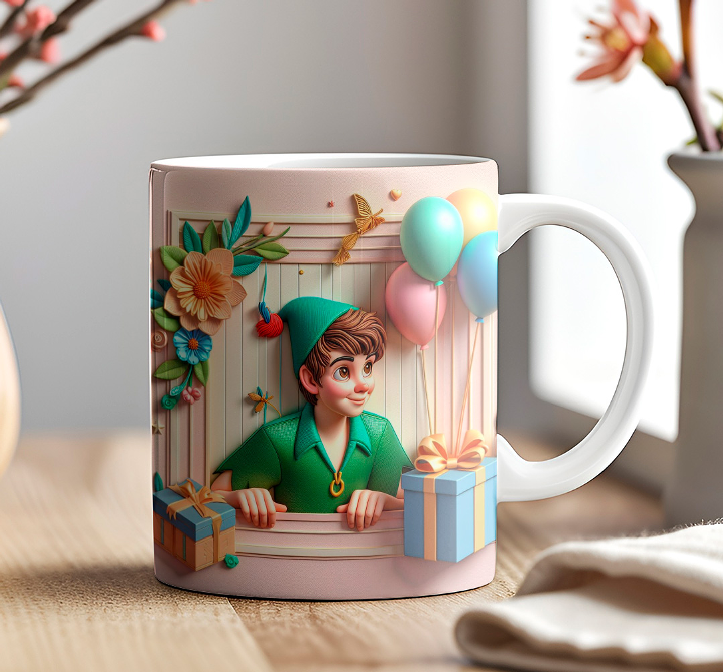 9 Artes para Caneca Aniversário Disney 3d Arquivos em Jpg 7