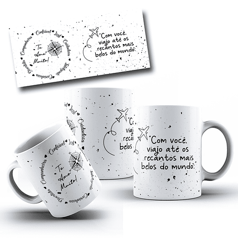 8 Artes para Caneca Dia dos Namorados Arquivos em Jpg 