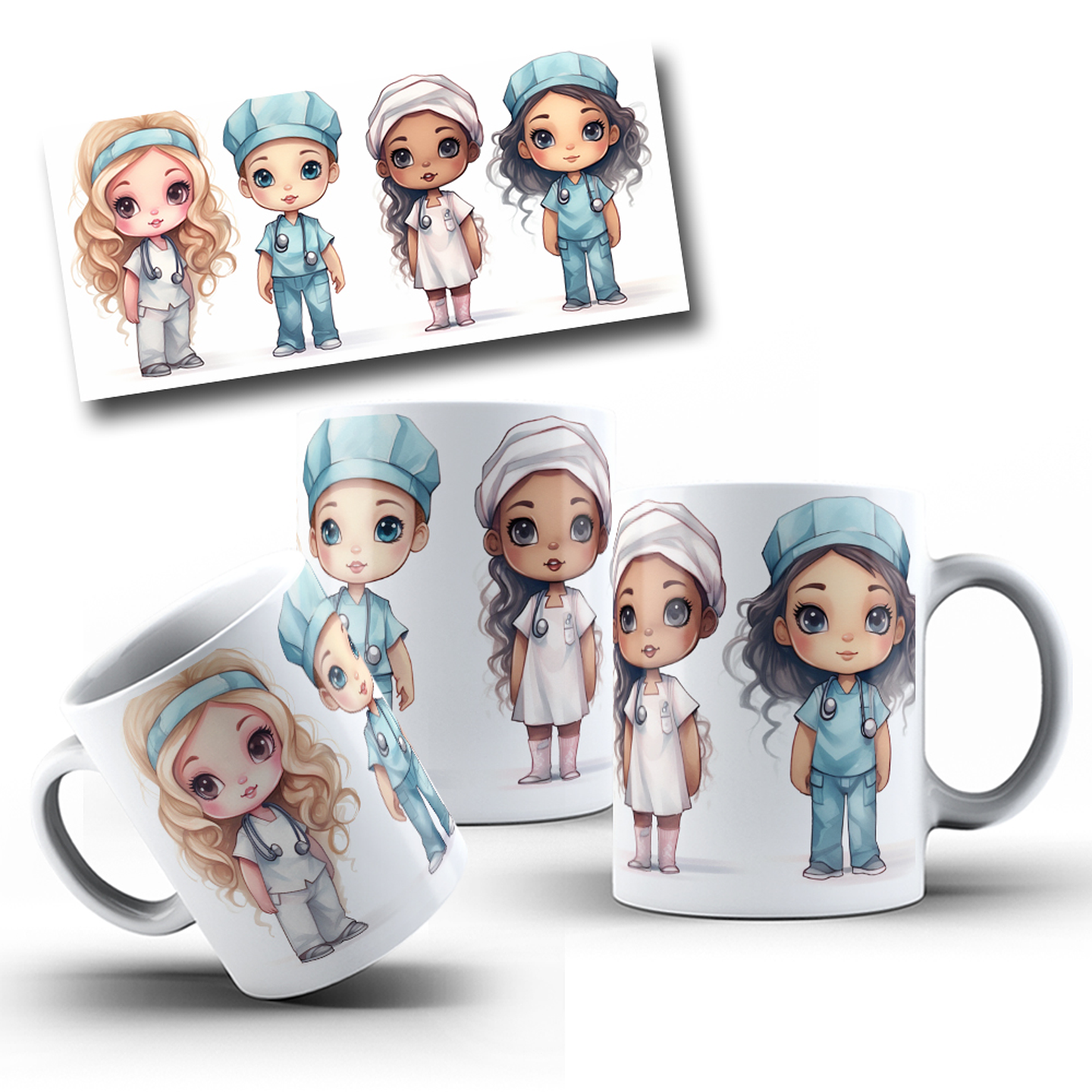 8 Artes para Caneca Medicina Area da Saúde Arquivos em Jpg  1