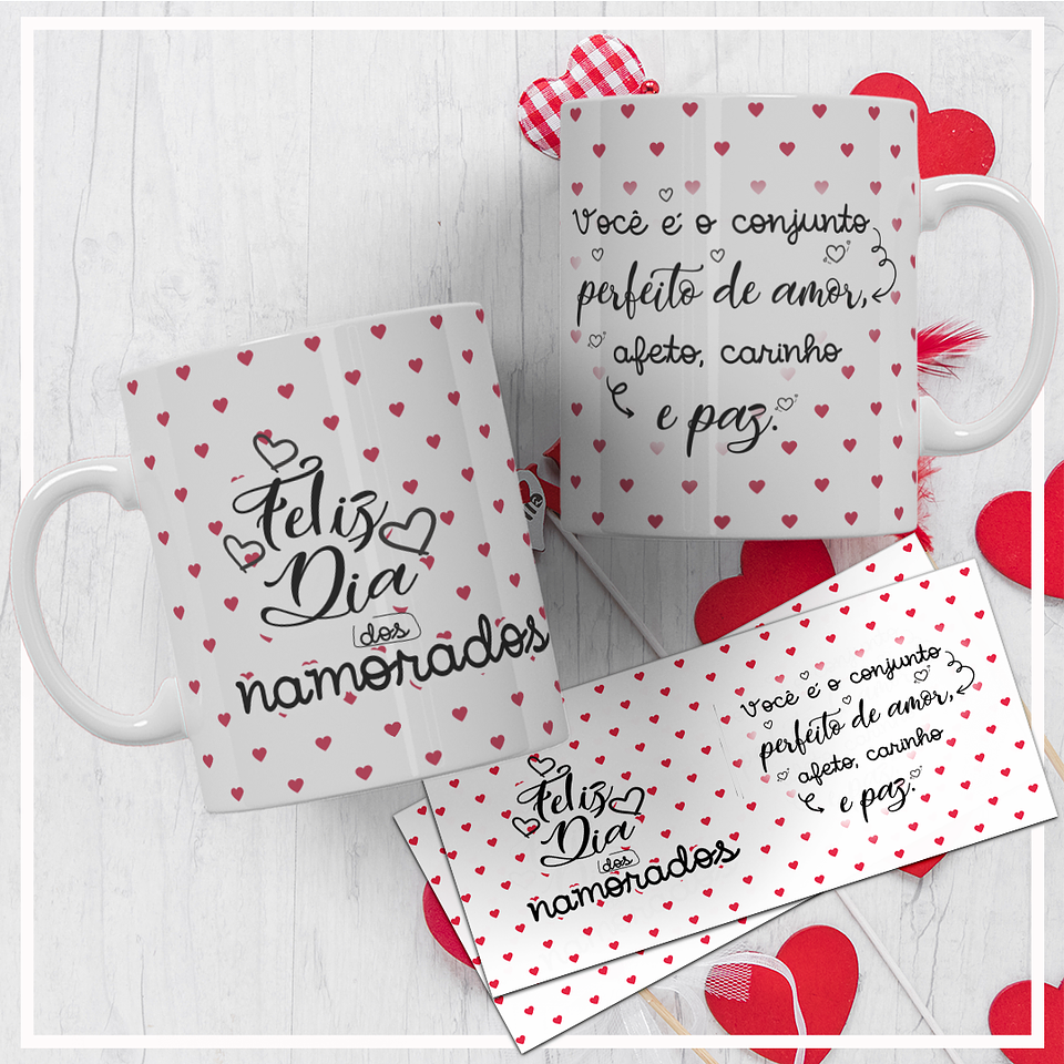 20 Artes para Caneca Dia dos Namorados Arquivos Editáveis + Jpg 13
