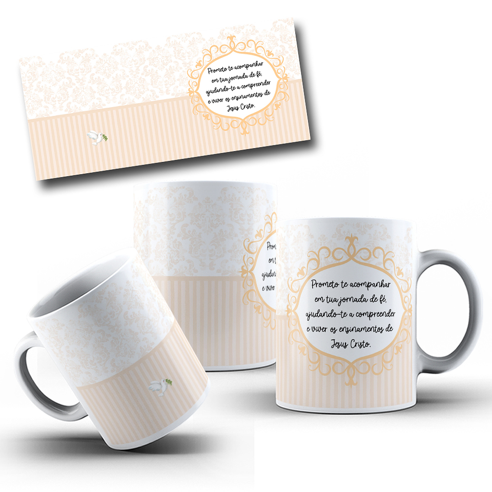 5 Artes para Caneca Padrinhos de Batismo Arquivos em Jpg 2
