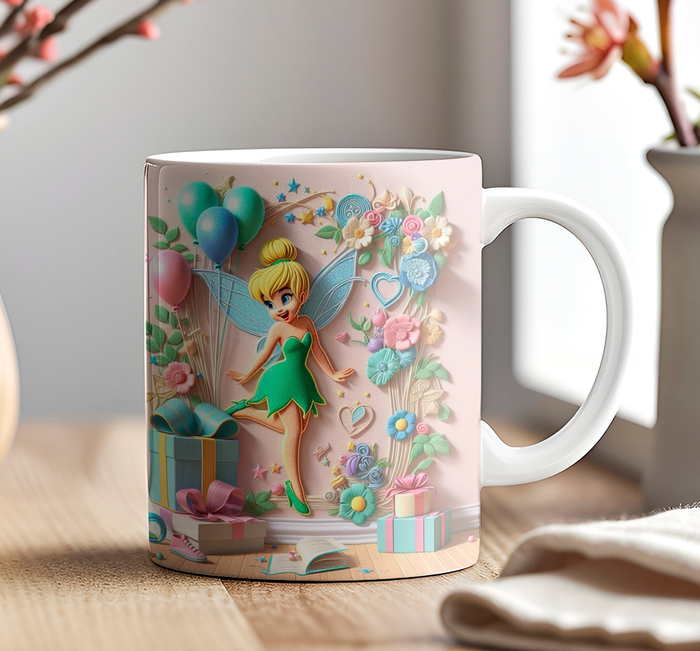 9 Artes para Caneca Aniversário Disney 3d Arquivos em Jpg 9