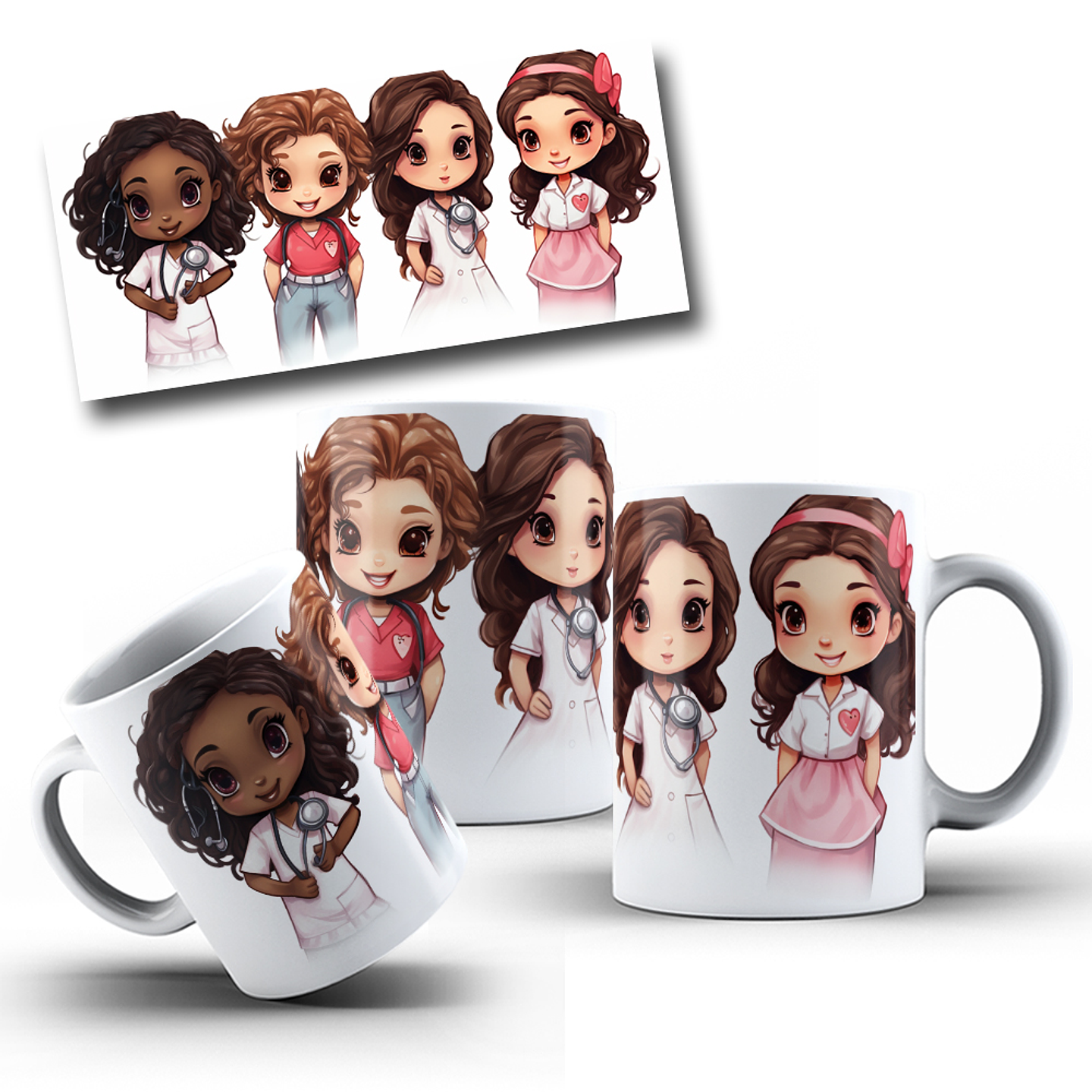 8 Artes para Caneca Medicina Area da Saúde Arquivos em Jpg  3