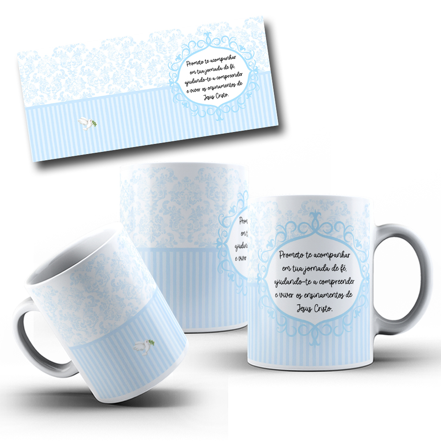 5 Artes para Caneca Padrinhos de Batismo Arquivos em Jpg 4