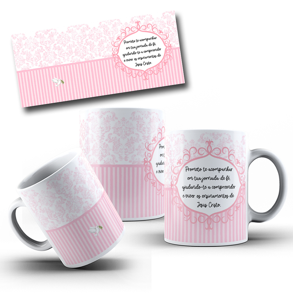 5 Artes para Caneca Padrinhos de Batismo Arquivos em Jpg 5