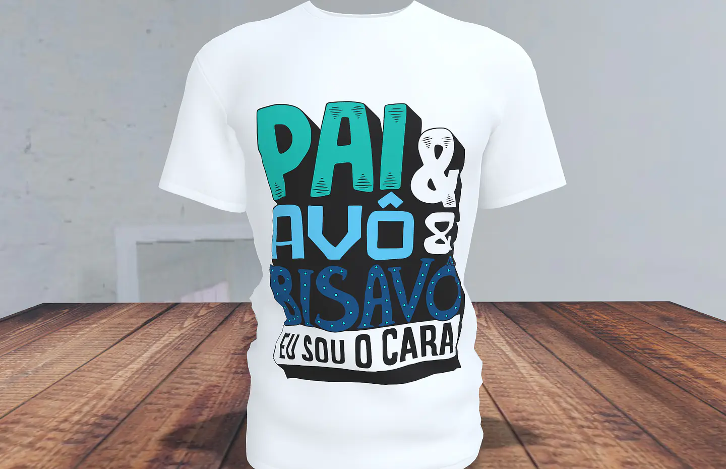 9 Artes para Camisa Pai Avô e Bisavô Arquivos Editável + Jpg 5
