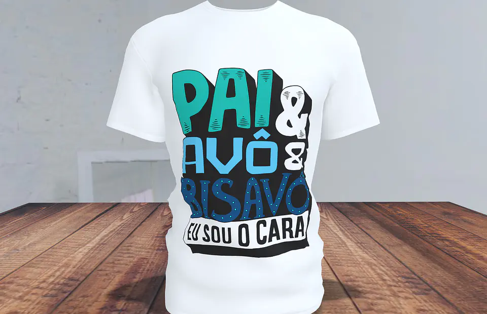 9 Artes para Camisa Pai Avô e Bisavô Arquivos Editável + Jpg 5