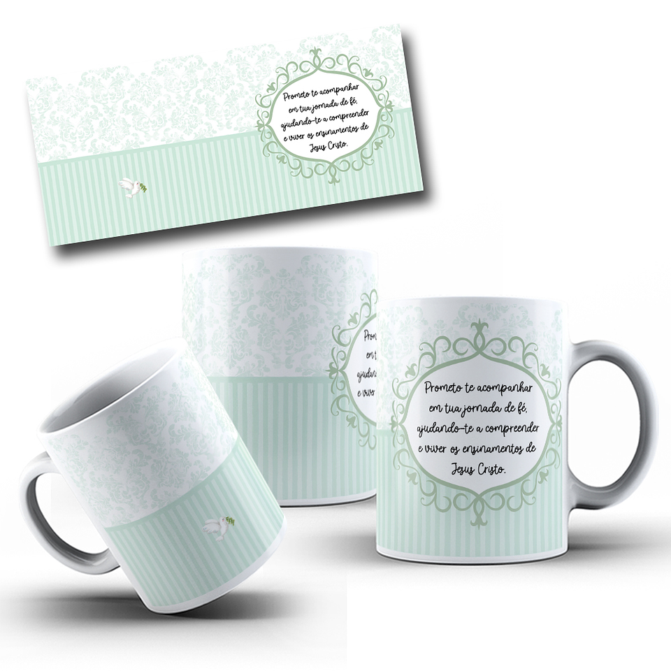 5 Artes para Caneca Padrinhos de Batismo Arquivos em Jpg 6