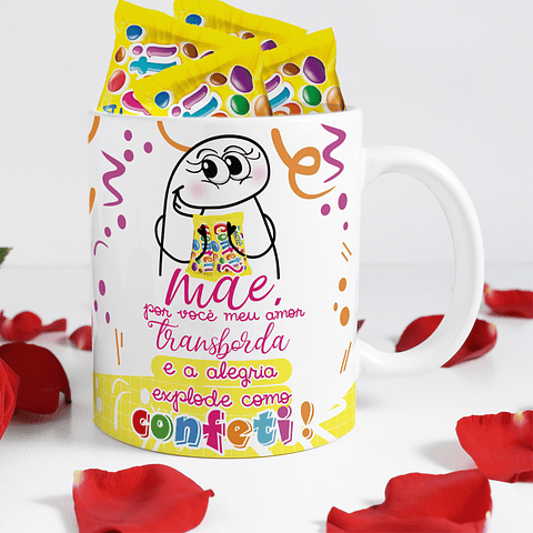 14 Artes para Caneca Dia da Mães Chocolate Flork Arquivos Editável + Jpg