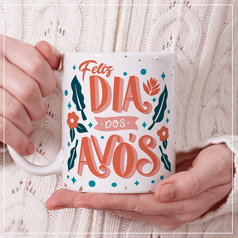 6 Artes para Caneca Dia dos Avós Arquivos em Jpg 