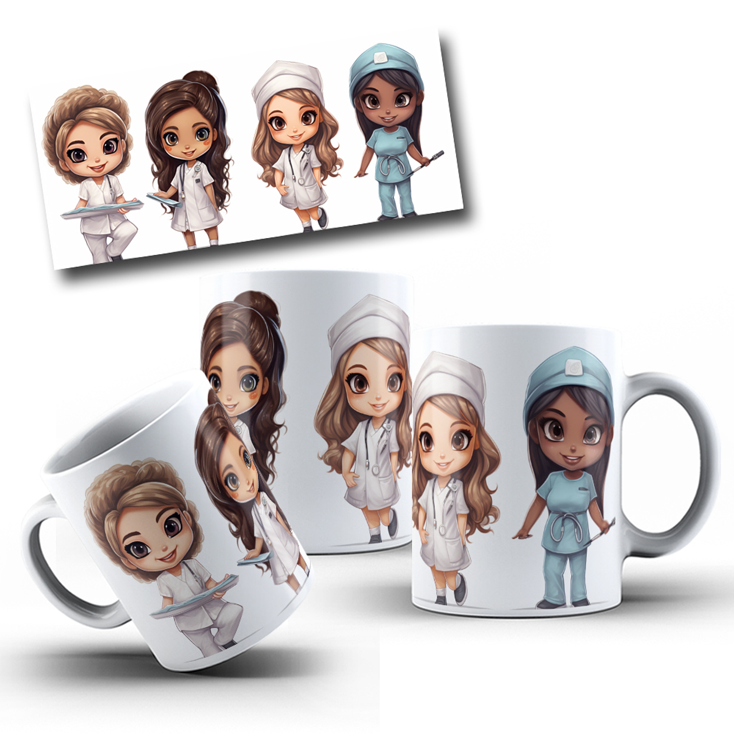 8 Artes para Caneca Medicina Area da Saúde Arquivos em Jpg  8