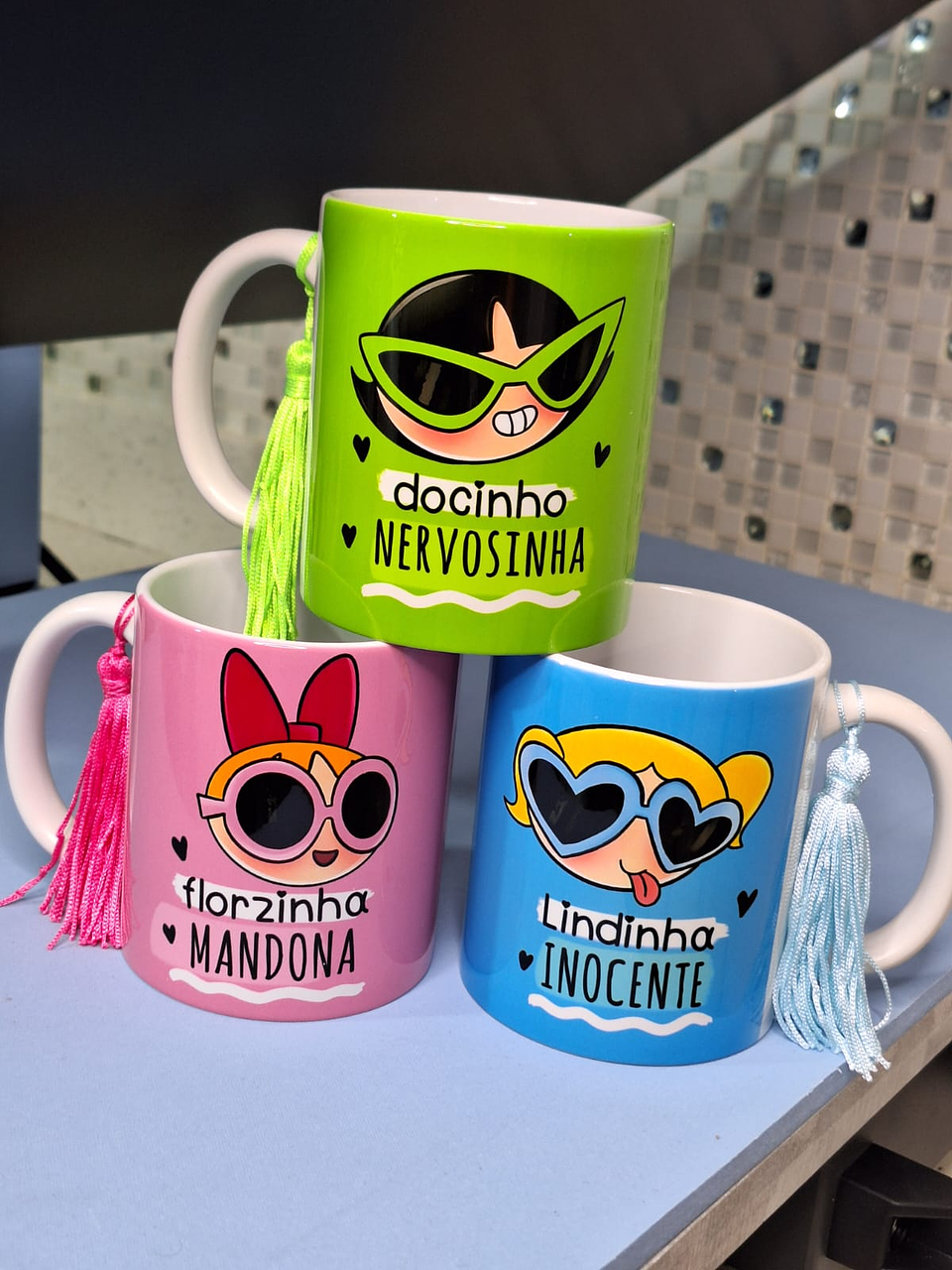 4 Artes Caneca Meninas Super Poderosas Arquivos em Jpg 1