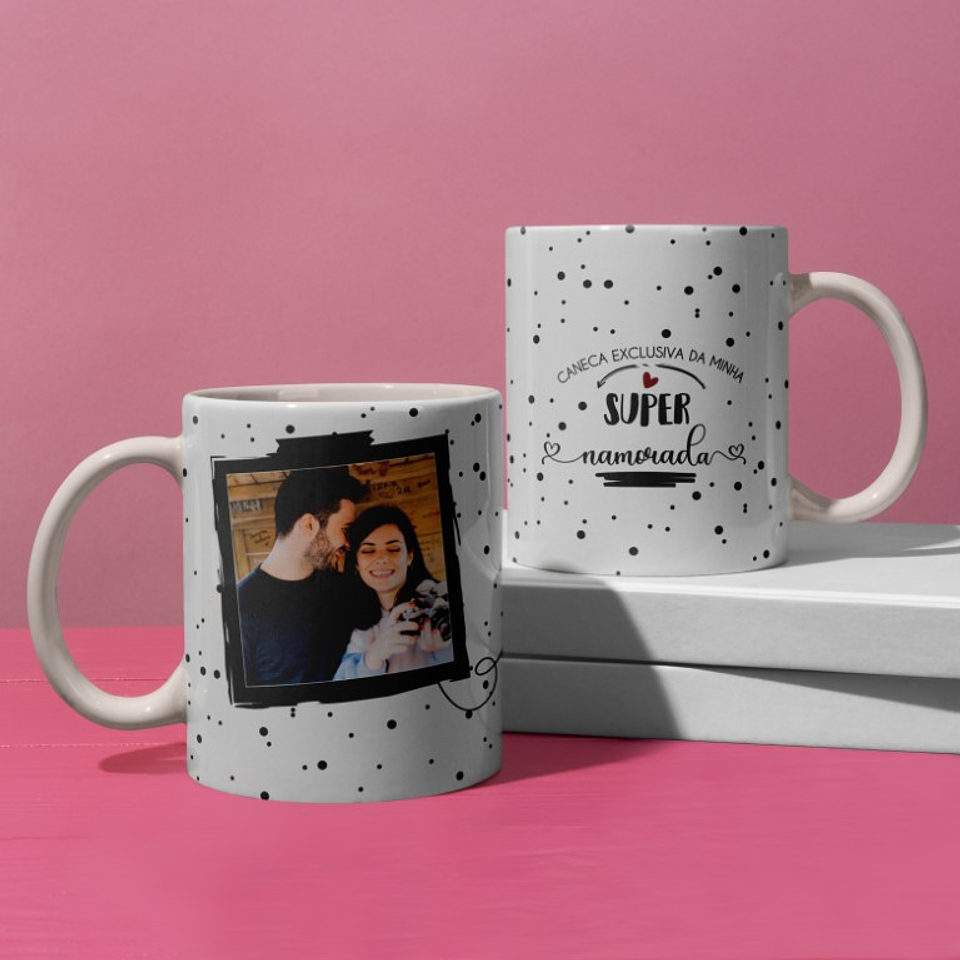 8 Artes Caneca e Azulejo Dia dos Namorados Minimalista Arquivos Editável  2