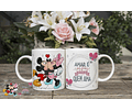 6 Artes Caneca e Camisa Dia dos Namorados Mickey e Minnie Arquivos Editável 