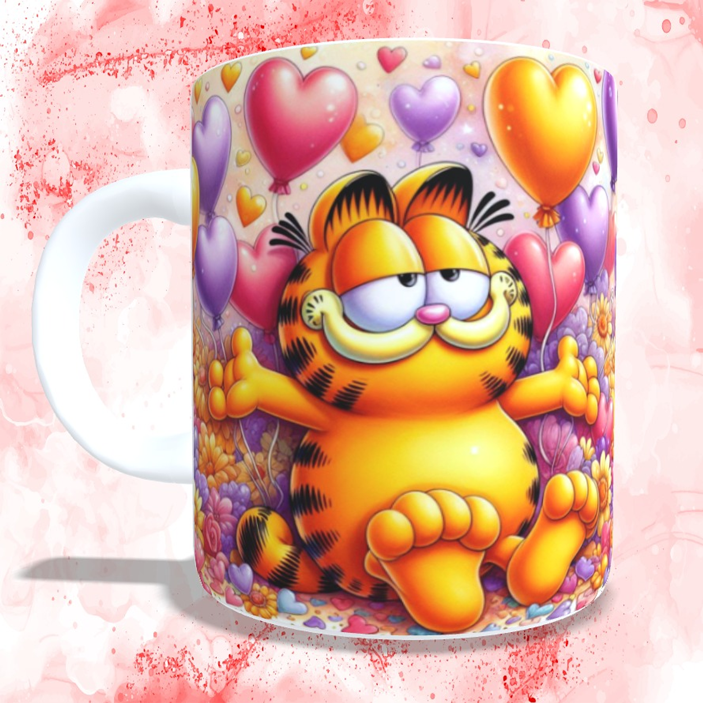 11 Artes Caneca Garfild 3D Arquivos em Jpg 1