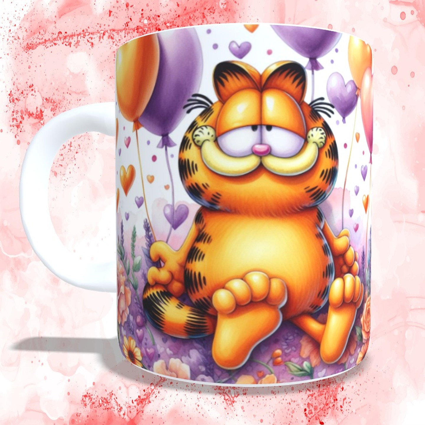 11 Artes Caneca Garfild 3D Arquivos em Jpg 2