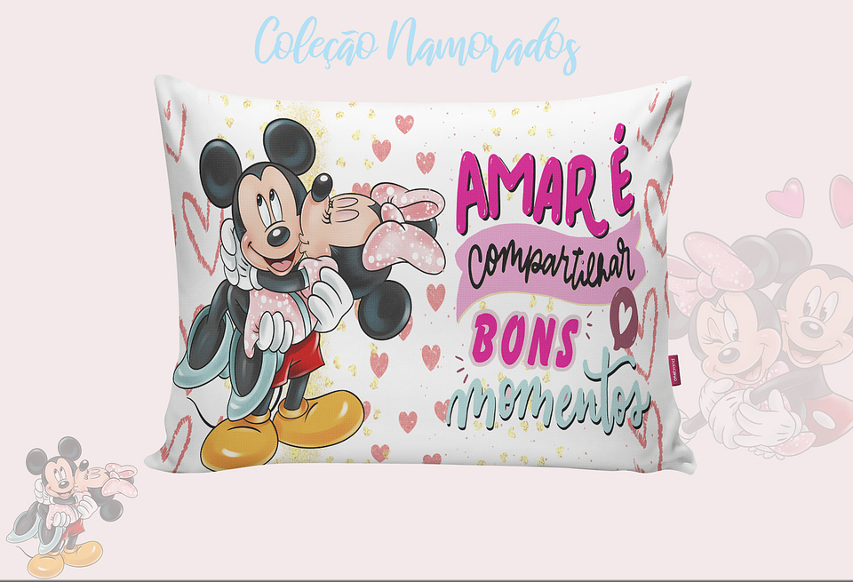 6 Artes Caneca e Camisa Dia dos Namorados Mickey e Minnie Arquivos Editável  8