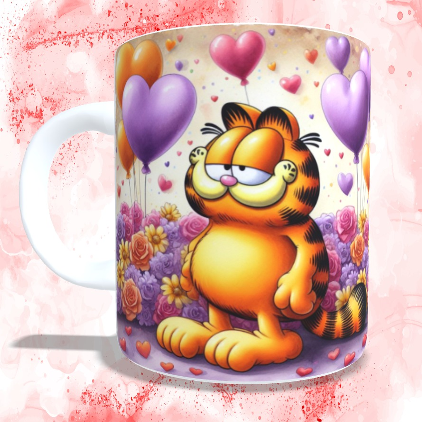 11 Artes Caneca Garfild 3D Arquivos em Jpg 3