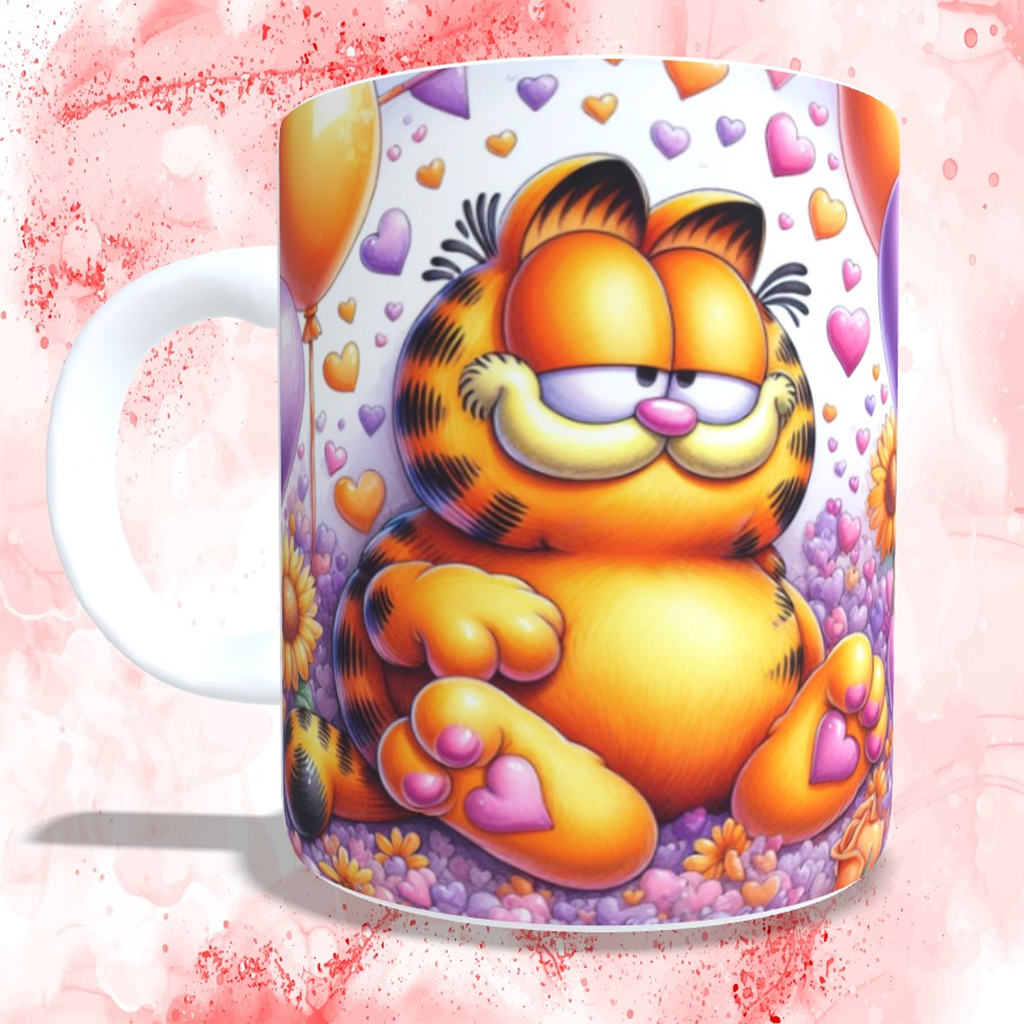 11 Artes Caneca Garfild 3D Arquivos em Jpg 4