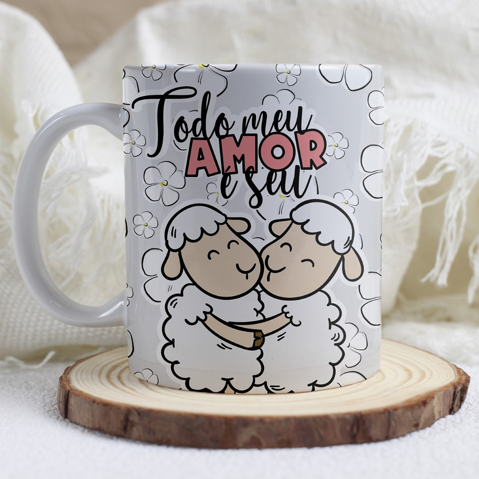 12 Artes Caneca e Azulejo Dia dos Namorados Arquivos Editáveis  2