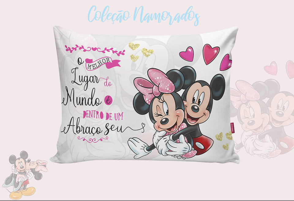 6 Artes Caneca e Camisa Dia dos Namorados Mickey e Minnie Arquivos Editável  10