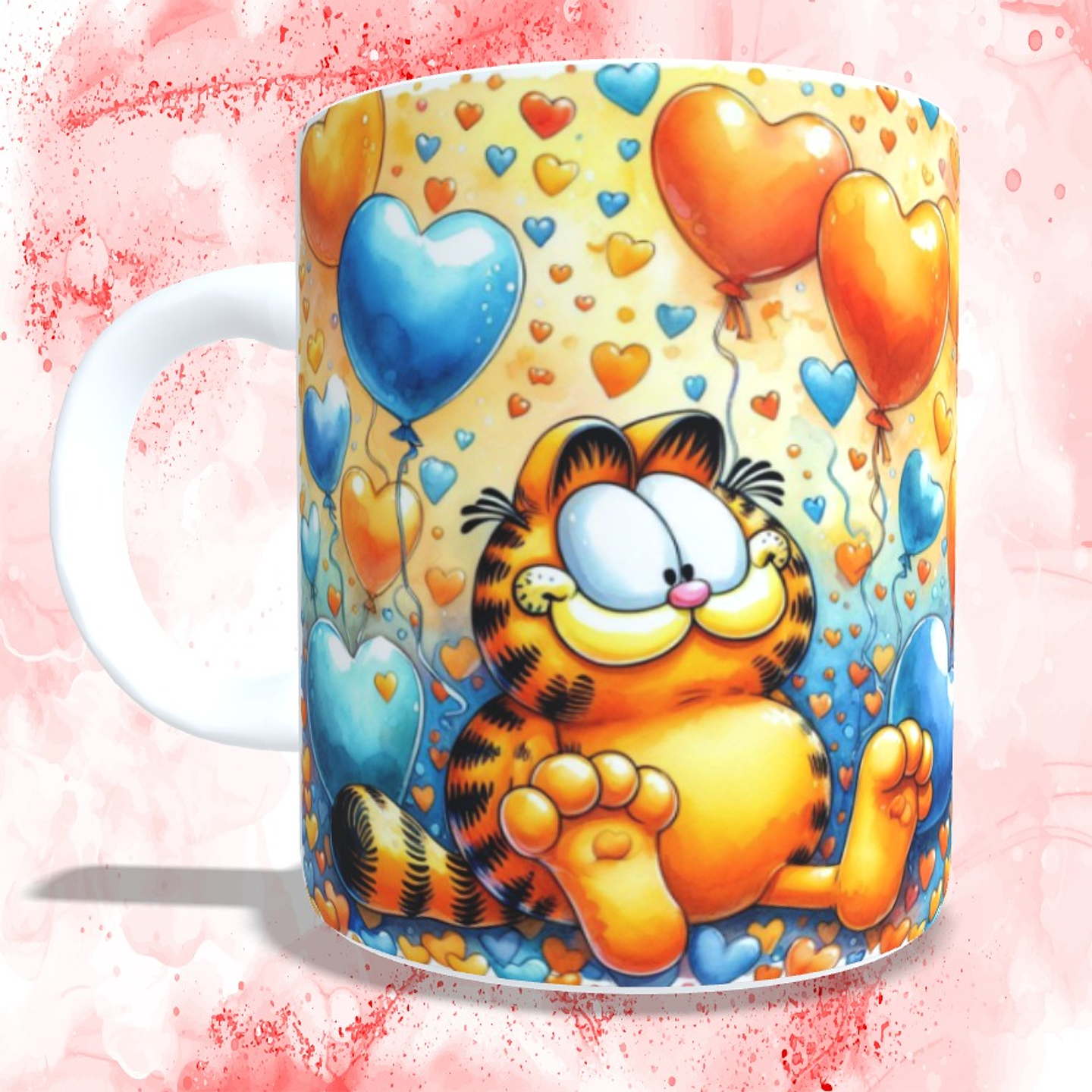 11 Artes Caneca Garfild 3D Arquivos em Jpg 8