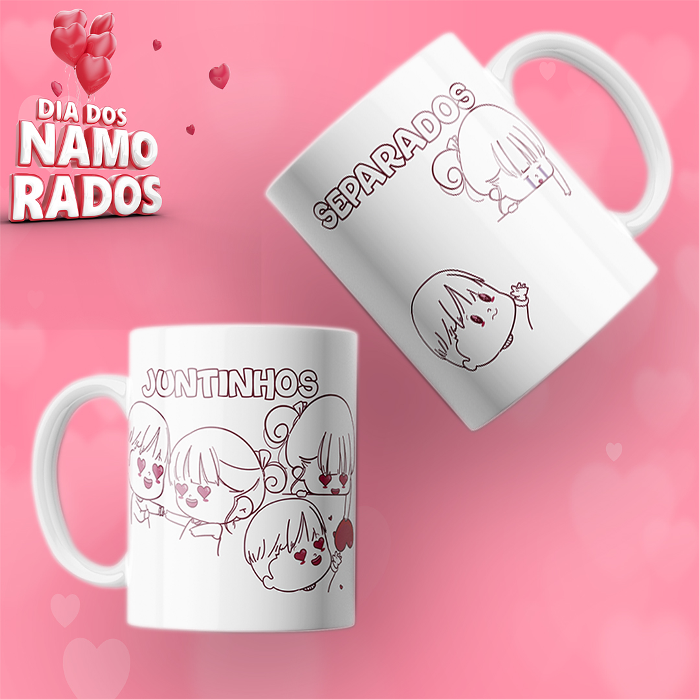 10 Artes Caneca Dia dos Namorados Arquivos em Jpg 8