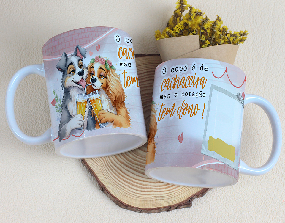 15 Artes Caneca Dia dos Namorados Casal que bebe Junto Arquivos Editável 4