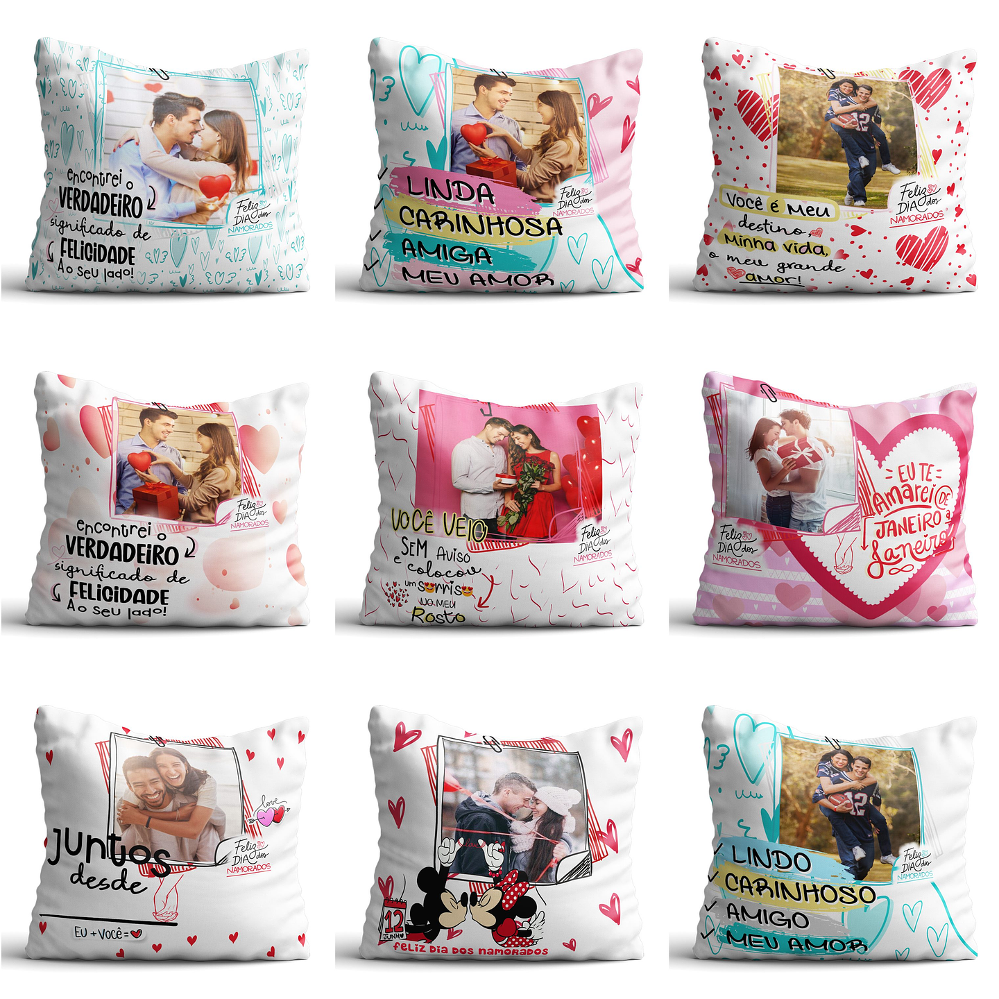 20 Artes Caneca, Almofada e Azulejo Dia dos Namorados Arquivos Editável  2