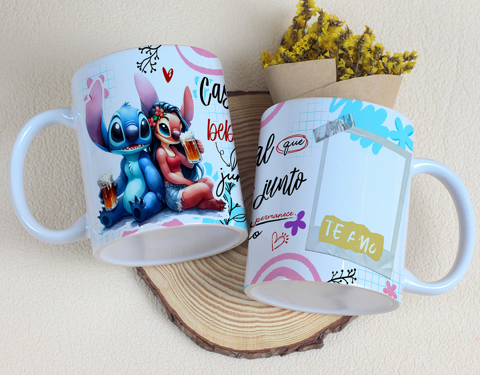 15 Artes Caneca Dia dos Namorados Casal que bebe Junto Arquivos Editável 8