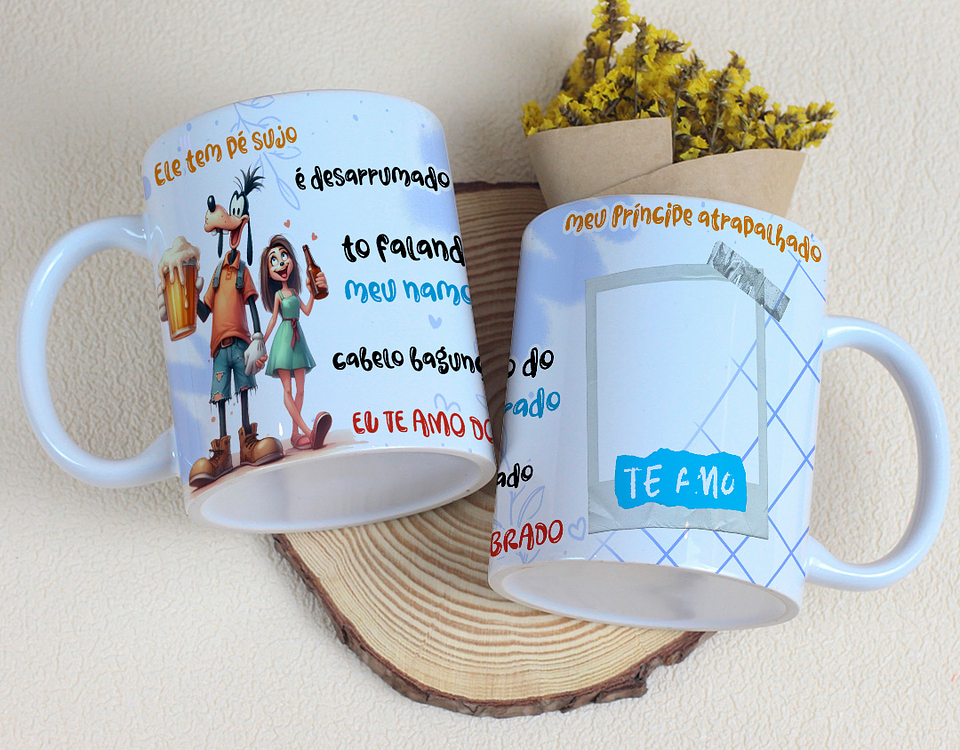 15 Artes Caneca Dia dos Namorados Casal que bebe Junto Arquivos Editável 9