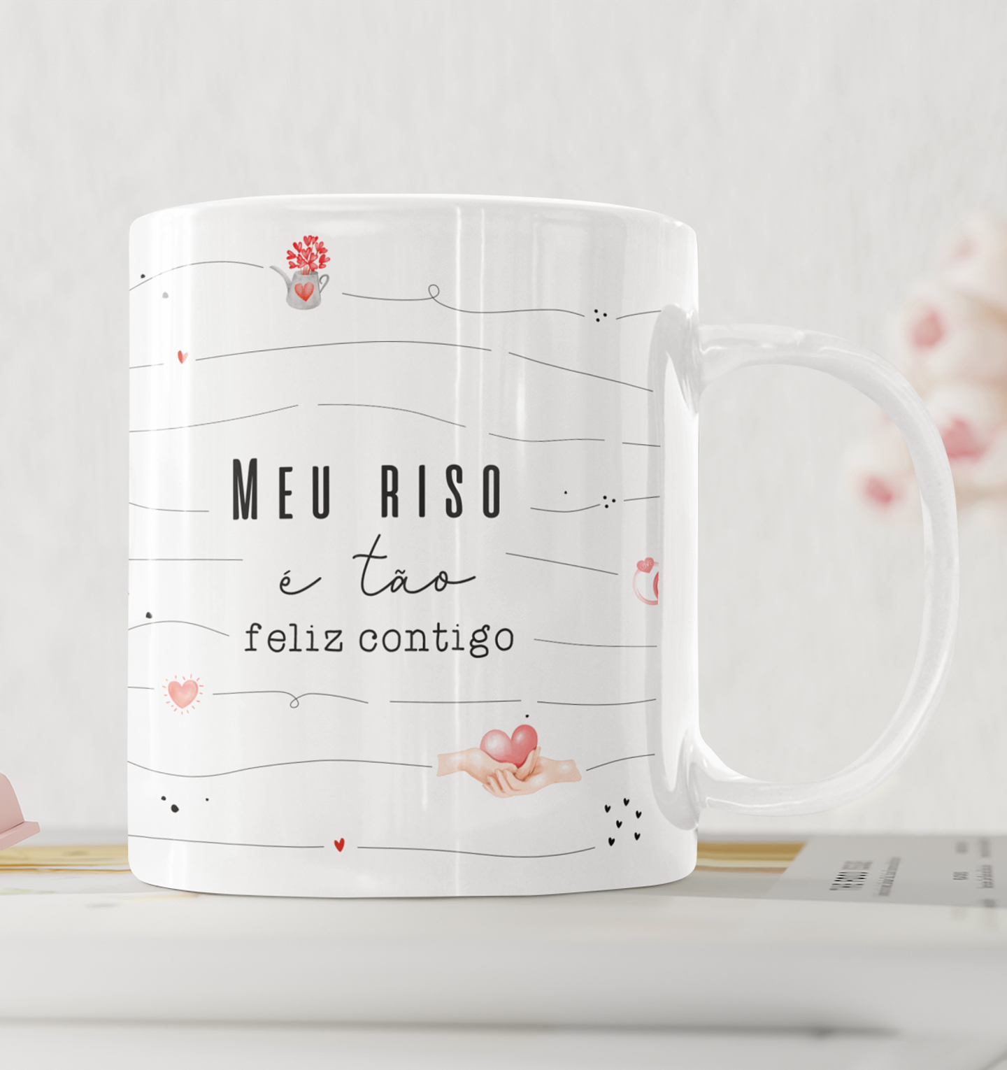 16 Artes Caneca Dia dos Namorados Arquivos Editáveis 5