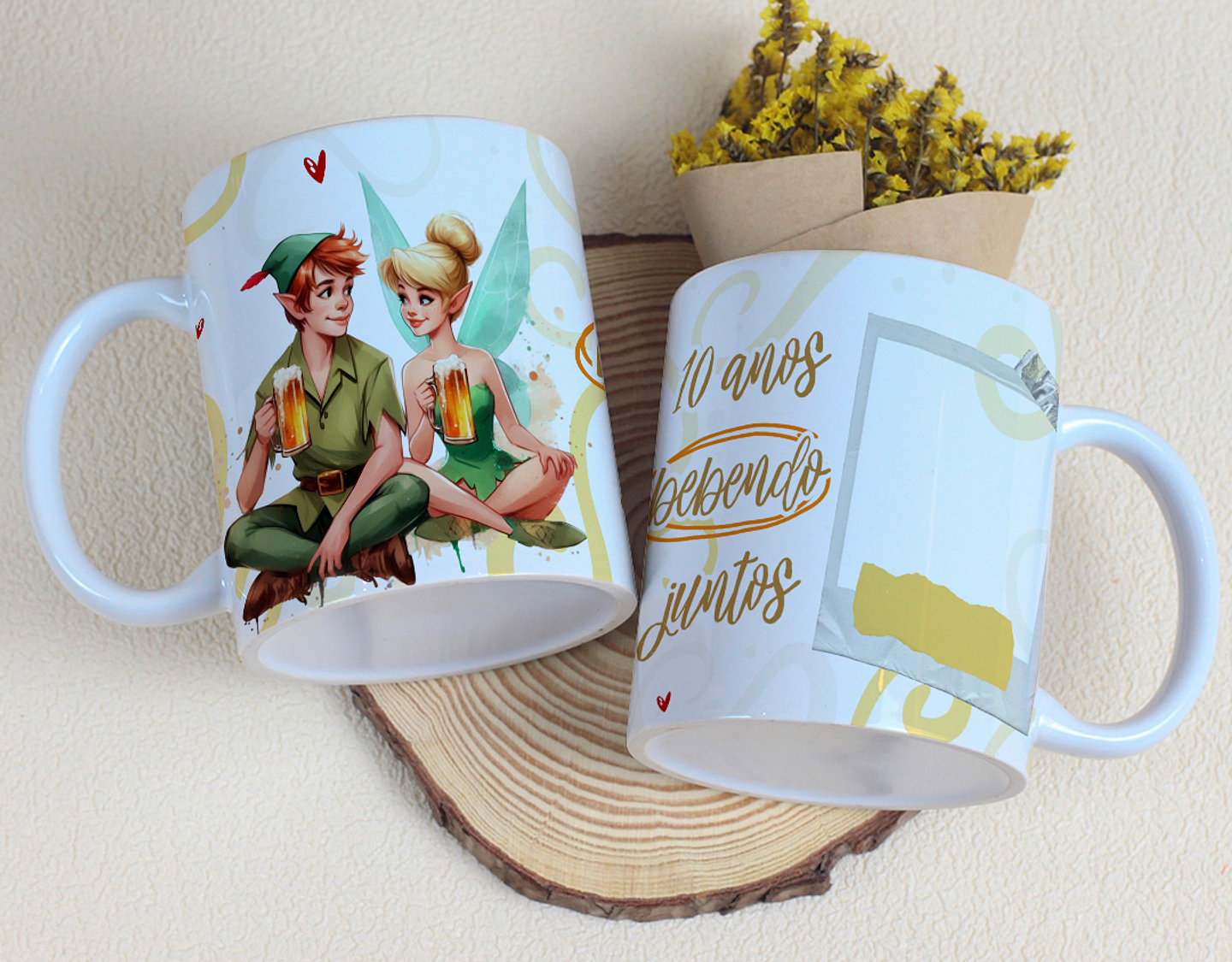 15 Artes Caneca Dia dos Namorados Casal que bebe Junto Arquivos Editável 15