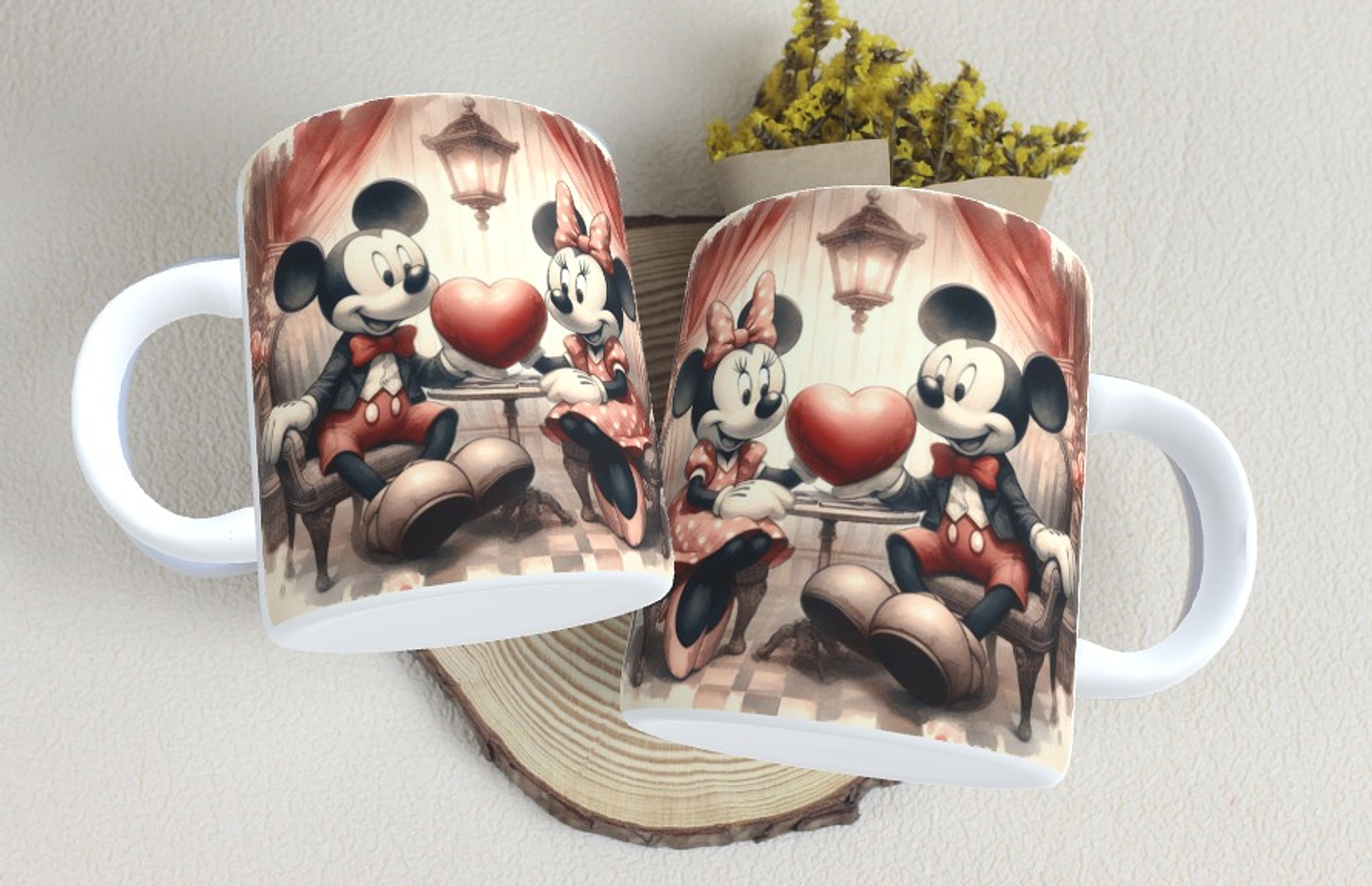 15 Artes Caneca Dia dos Namorados  Mickey e Minnie Arquivos em Jpg 15
