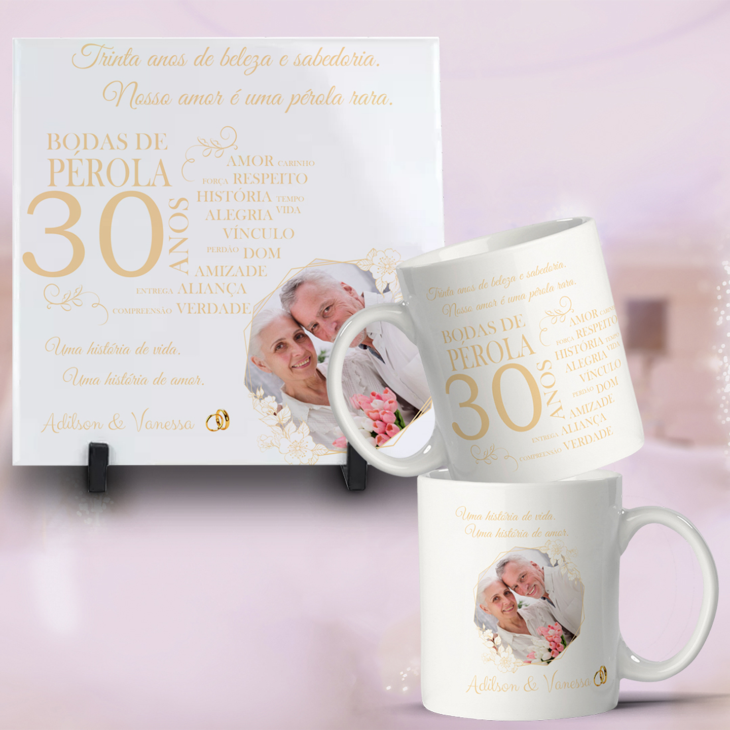 25 Artes Caneca e Azulejo Bodas de Casamento arquivo Editável  10