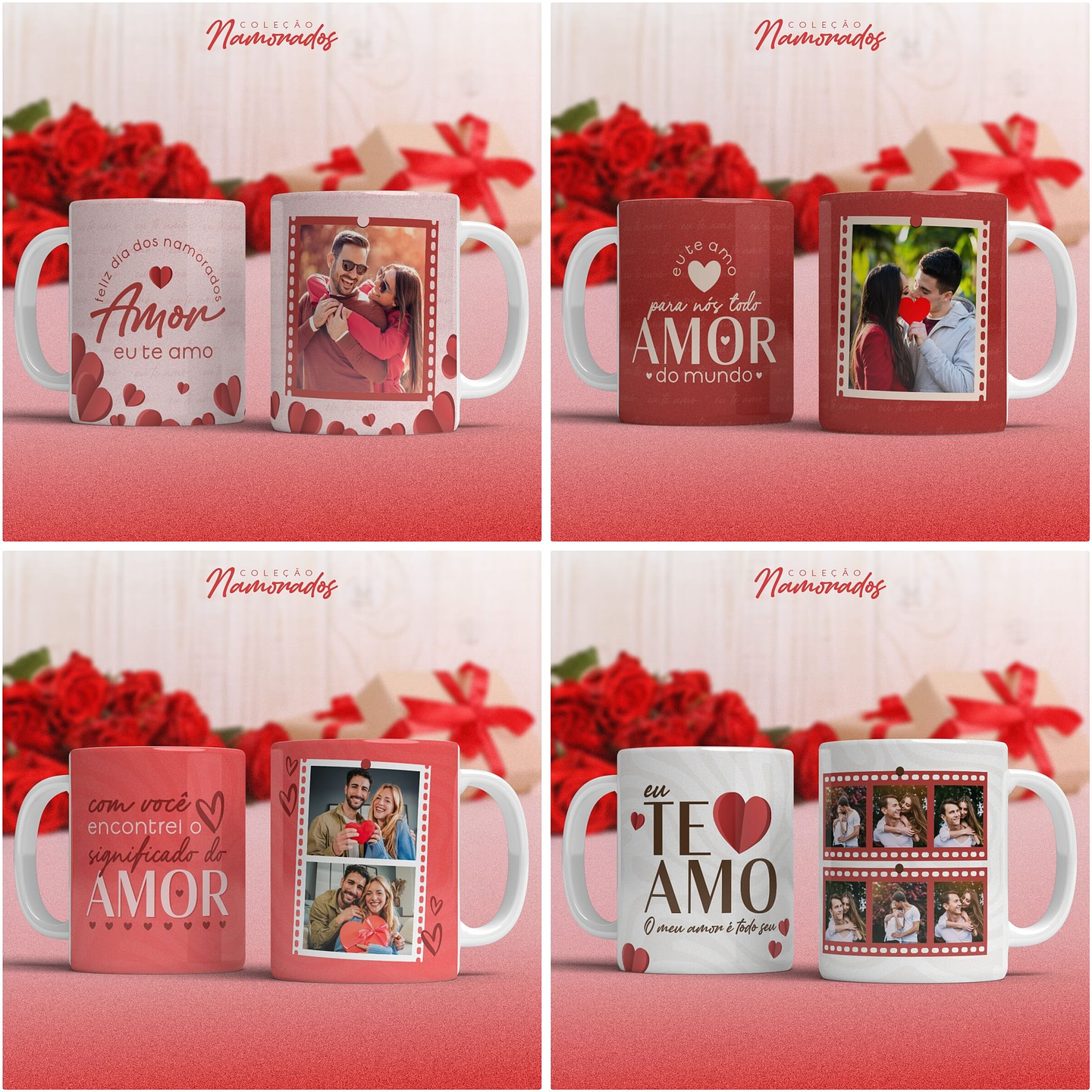 145 Artes Caneca Camisa e Azulejo Dia dos Namorados arquivo em Jpg  5