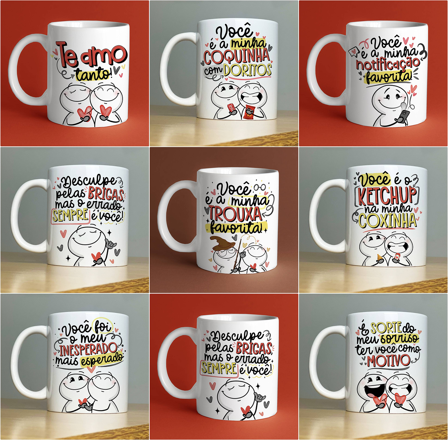 35 Artes para Caneca Dia dos Namorados Arquivo em Jpg  1